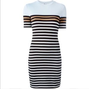 NWOT T Alexander Wang Striped T-Shirt Dress